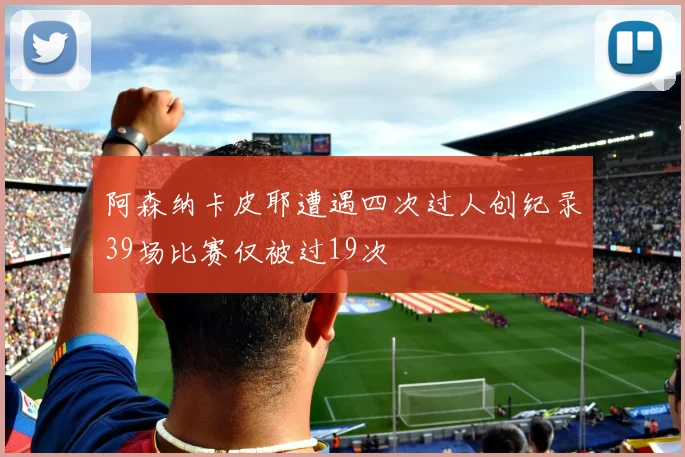 阿森纳卡皮耶遭遇四次过人创纪录39场比赛仅被过19次